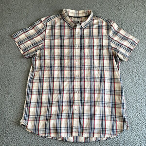 The North Face Shirt Men's XL Multicolor Plaid Button Up Short Sleeve‎ Gorpcore